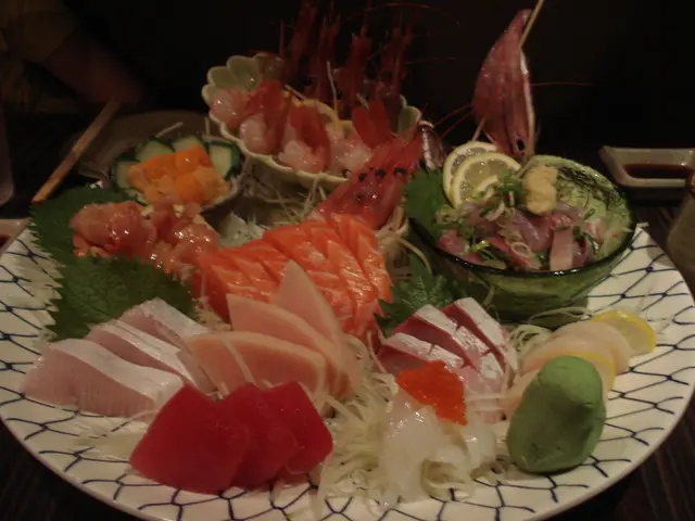 什錦刺身+三色刺身+池魚+2隻牡丹蝦 