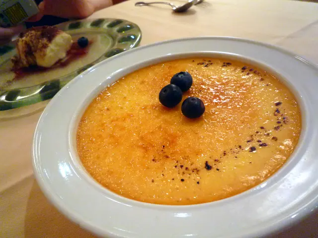 Orange creme brulee