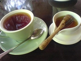 正 lychee honey tea  - Spoil Cafe in Wan Chai 
