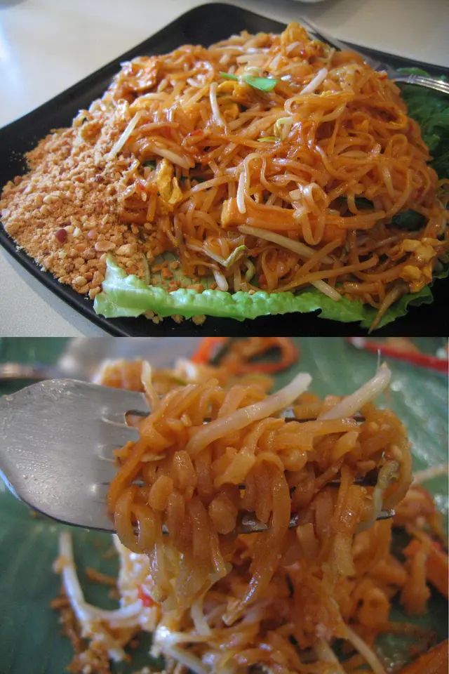 泰式炒河其實即炒金邊粉,未能炒至條條分明