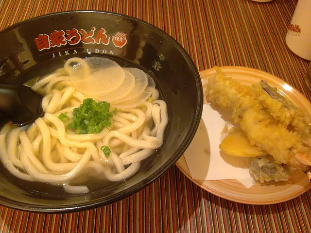 虎蝦天婦羅湯烏冬