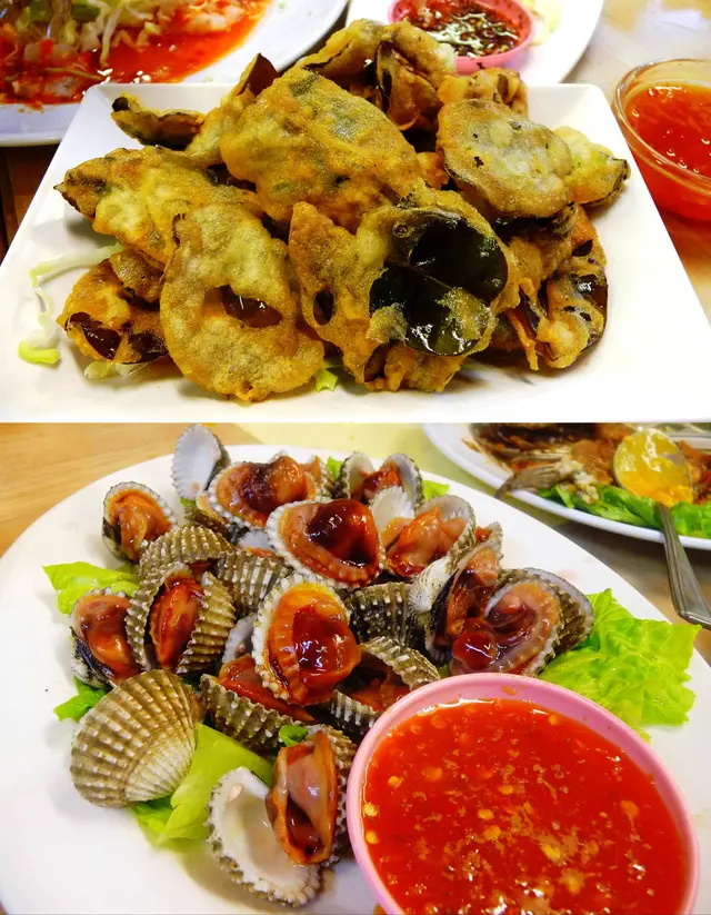 炸檸檬葉, 白灼鰤魽
