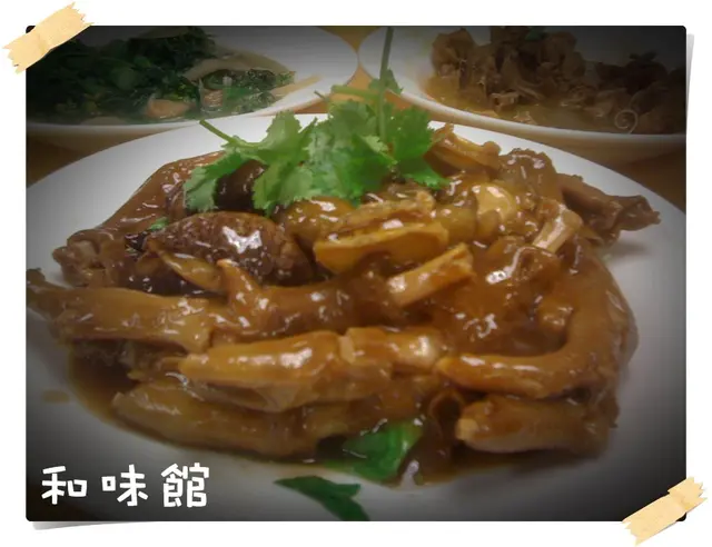 鮑魚海參炆鵝掌 - 普通