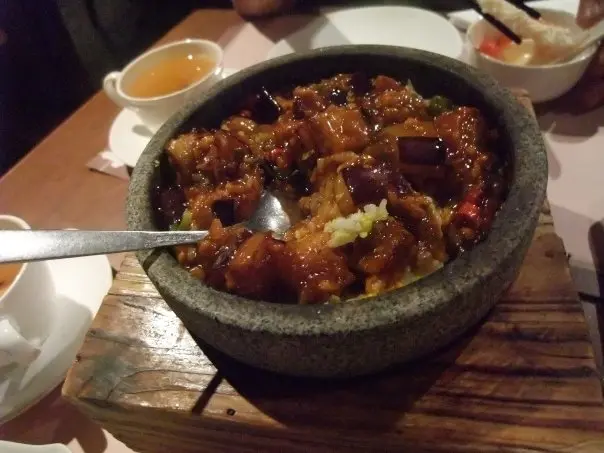 魚香茄子石頭飯