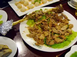 烤羊腿