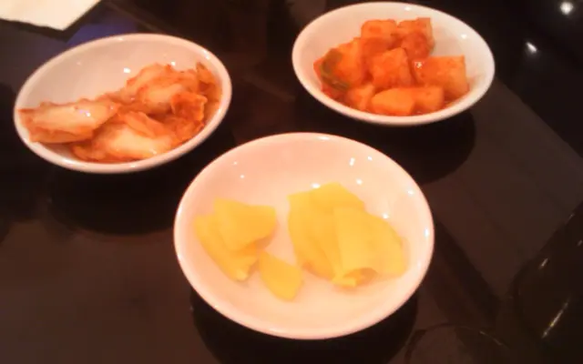 醃蘿蔔，辣泡菜及辣蘿蔔