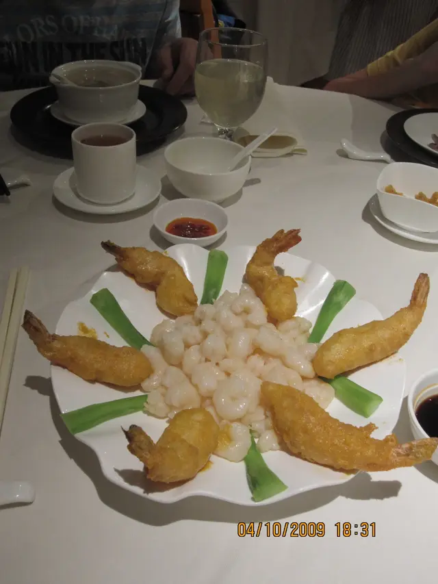 (4)黃金白玉蝦(好味)                   (5分)