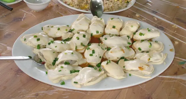 (6)手打鯪魚肉蒸豆腐---4分