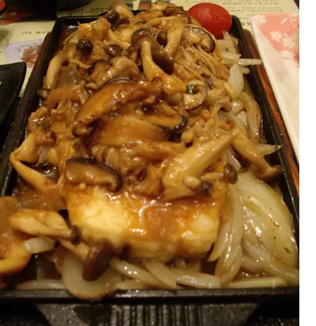 鐵板和風豆腐扒