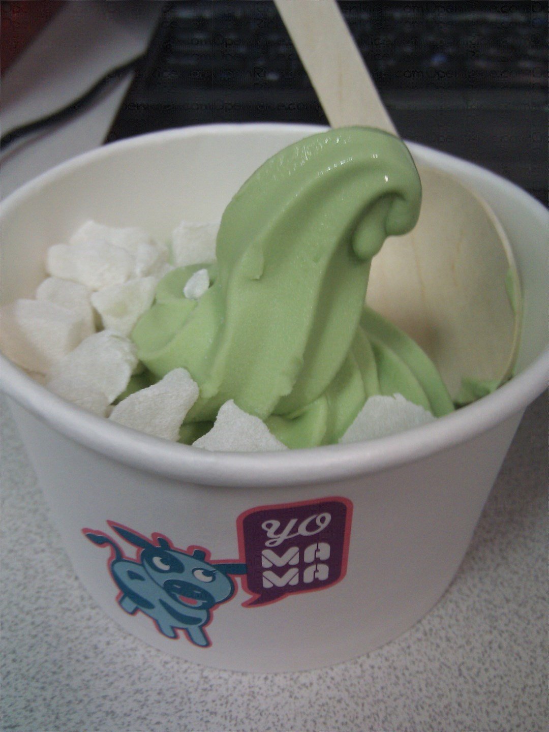 New green tea yogurt
