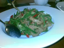 青椒炒腐皮