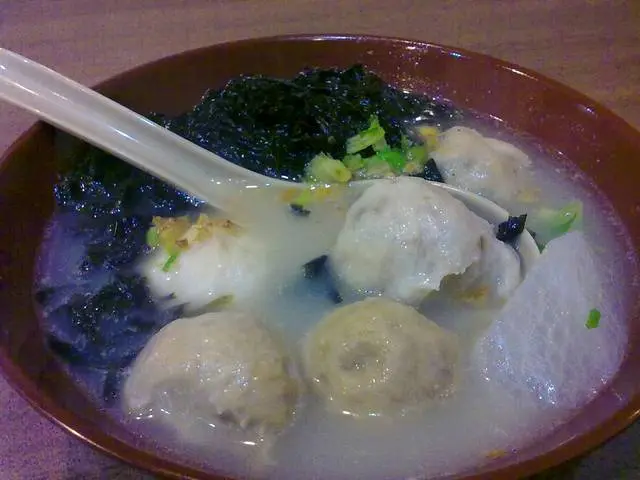 這裡的丸子和在台灣吃的不遑多讓