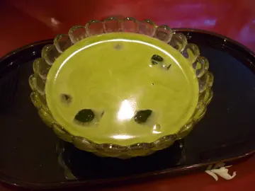 抹茶白玉红豆汤