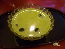 抹茶白玉红豆汤