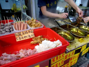 A couple of Options & Indo Noodles & Cuttlefish