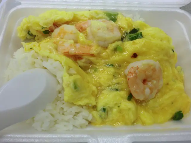 滑蛋蝦仁飯