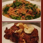 瑤柱杞子浸豆苗, 芝麻脆皮雞