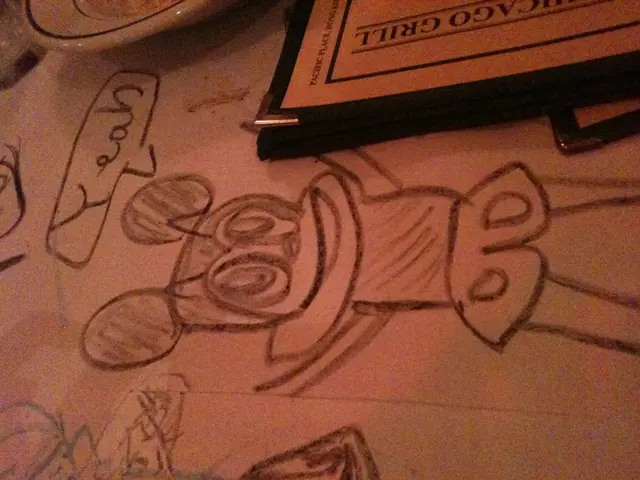 提供左白紙和蠟筆比我E D小朋友畫畫:)