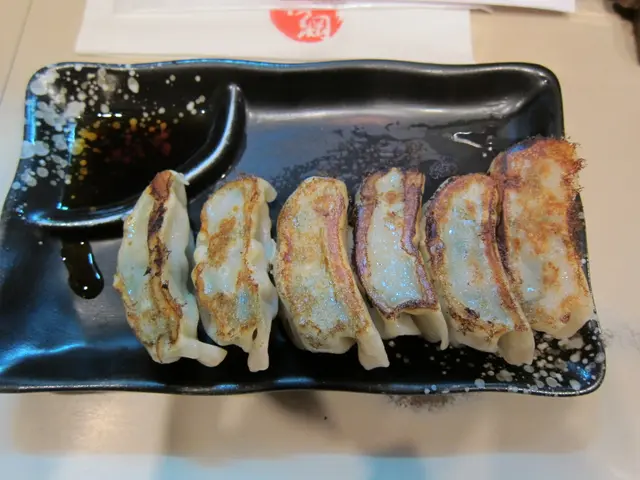 六隻日式煎餃子