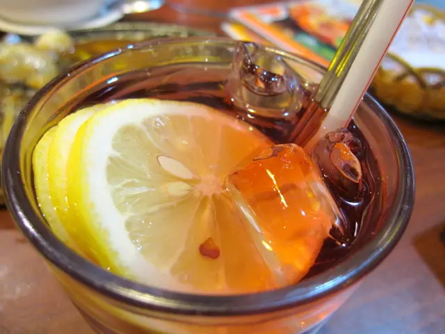 淡過茶的凍檸檳