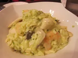 香草汁大蝦意大利飯