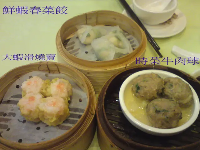 春菜餃、燒賣、牛肉