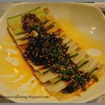 Chilled Sliced Pork Belly and Cucumber in Garlic Sauce