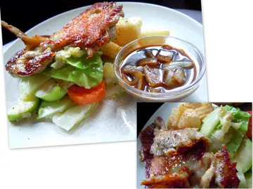 鲜洋葱美国鸡扒薯菜