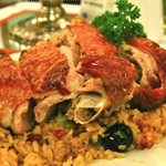 Suckling Pig on Fried Rice
