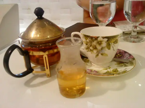 蜜糖藍莓茶 - 果茶味道很香甜, 配上MAPLE SYRUP, 正!