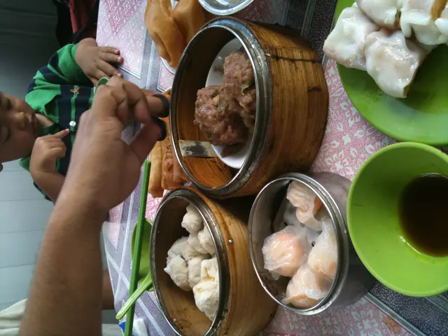 牛肉(細個既味道),蝦餃,叉燒飽