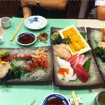 Half price sashimi