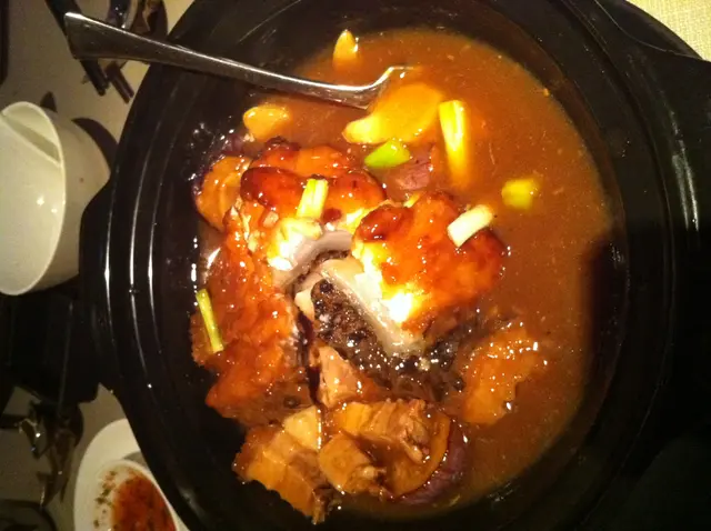 茄子腩燜油扒