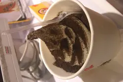 oreo powder with 原味froyo