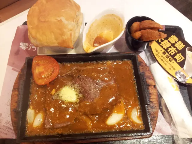 2011大家樂紐西蘭爵士牛扒鐵板餐^o^黑椒汁