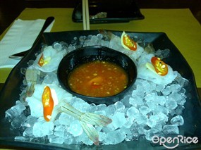 爽甜的生蝦刺身 - 佐敦的泰娘子泰國餐廳