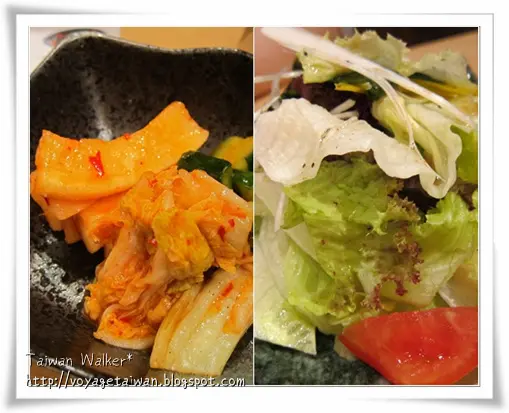 特選泡菜拼盤,本陣新鮮沙律