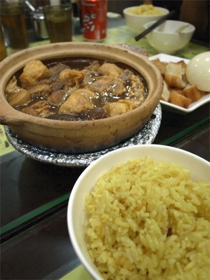招牌肉骨茶 (中煲) + 雞油飯