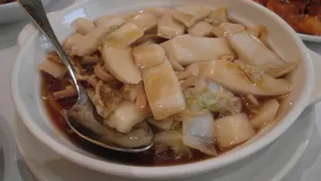 津白三丝炒年糕