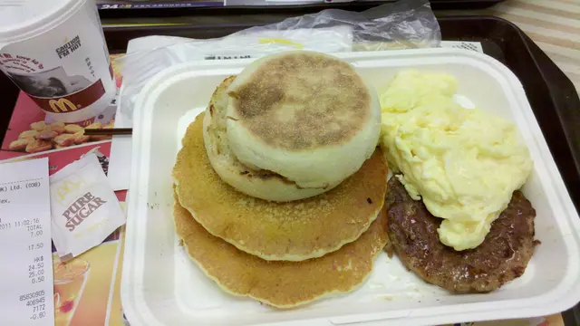 薯餅要等，剩係呢啲已經夠晒飽