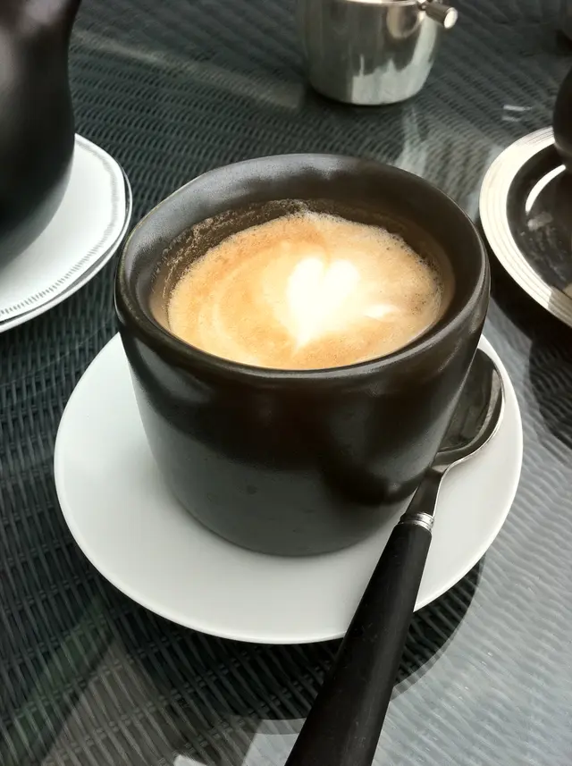 友人order 的 latte coffee! 不過不失!