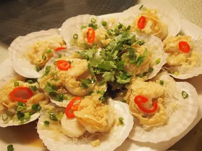 蒜香粉絲蒸扇貝