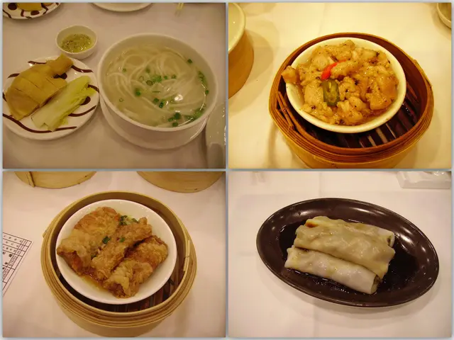 食物:貴妃雞米線,豉汁蒸排骨,蠔皇鮮竹卷,香茜牛肉腸
