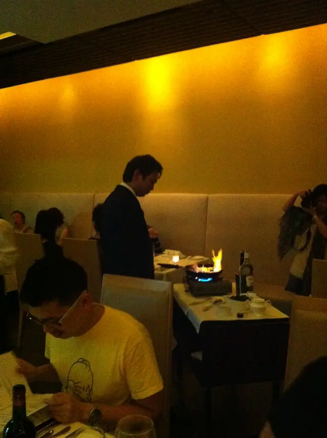 經理十分陶碎於火焰表演