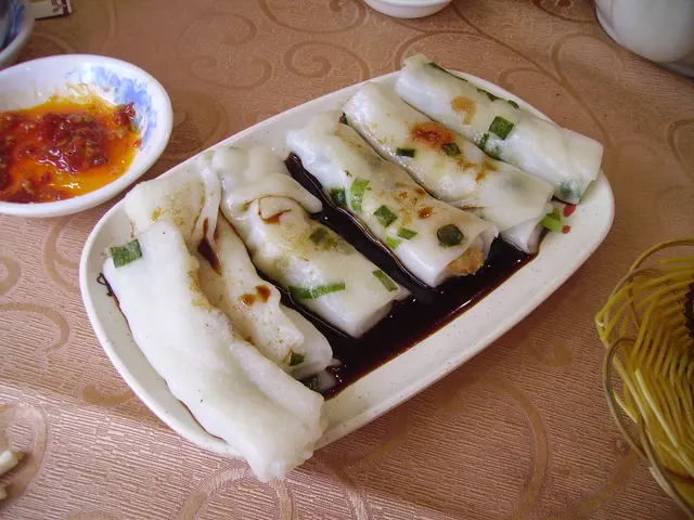 食物:蝦米煎腸粉