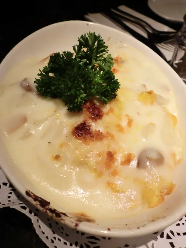 白汁粟米焗石斑飯