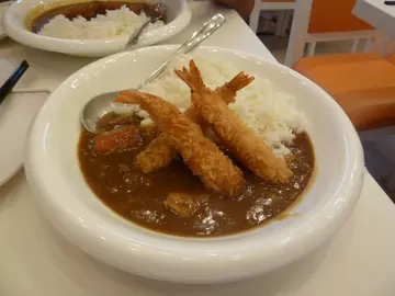 咖喱炸蝦飯