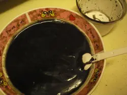 芝麻糊，翻熱後