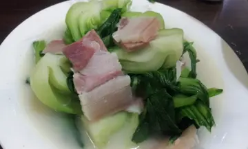 咸肉小棠菜