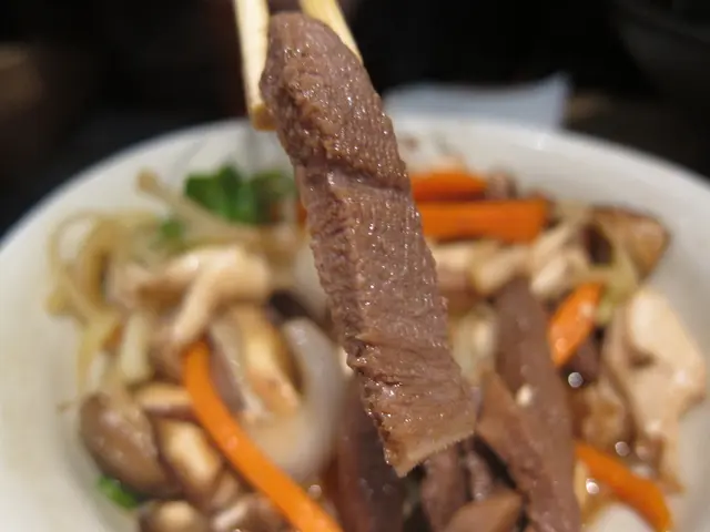 牛舌切得較幼細